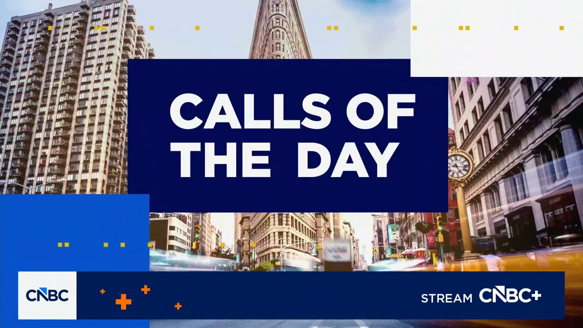 Calls of the Day: Homebuilders