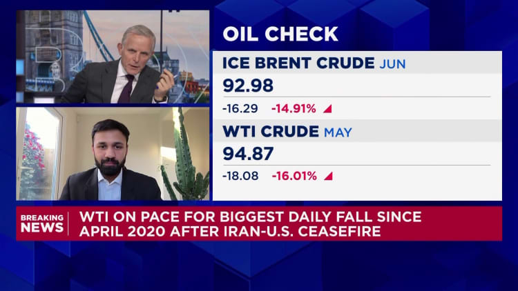 What this real-world oil price says about market stress