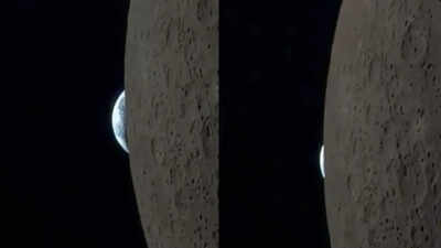 ‘Only one chance in this lifetime’: Artemis II astronaut shares rare ‘Earthset’ footage from space — watch