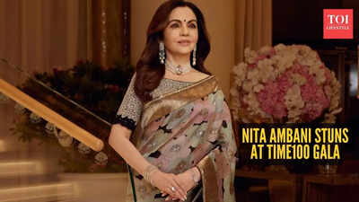 The queen of sarees: Nita Ambani owns the global stage at TIME100 Gala, no gown needed |
