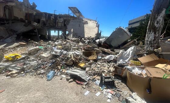 Devastation at every turn greets UN aid mission to south Lebanon