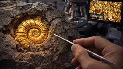 183-million-year-old “golden” fossil fooled scientists for decades: Microscope reveals a completely different truth |