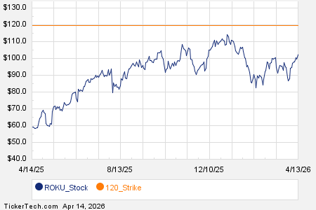Noteworthy Tuesday Option Activity: ROKU, MU, AOSL