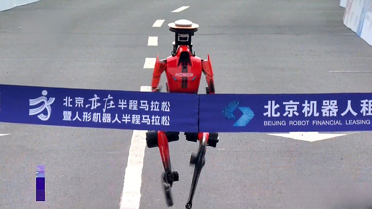Humanoid robot beats Jacob Kiplimo’s half marathon world record in Beijing