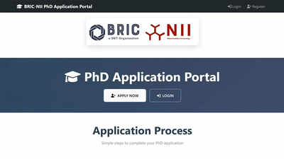 Bric-Nii Phd Admission 2026: BRIC-National Institute of Immunology opens PhD admissions for monsoon session; apply here