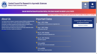 CCRAS Group A, B, C result 2026 released at ccras.nic.in: Check direct link to download scorecards here
