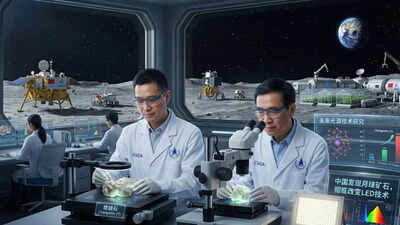China discovers rare Moon mineral that could revolutionise LED technology on Earth |