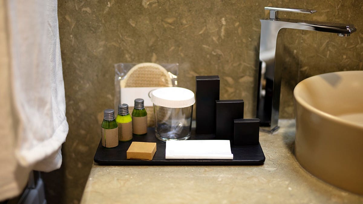 TikTok traveler warns hotel guests that restroom display items appeared free to him