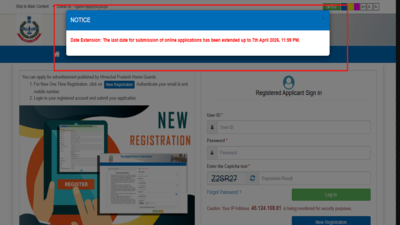 Himachal Pradesh Home Guard recruitment 2026: Registration deadline extended for 700 posts; direct link to apply here