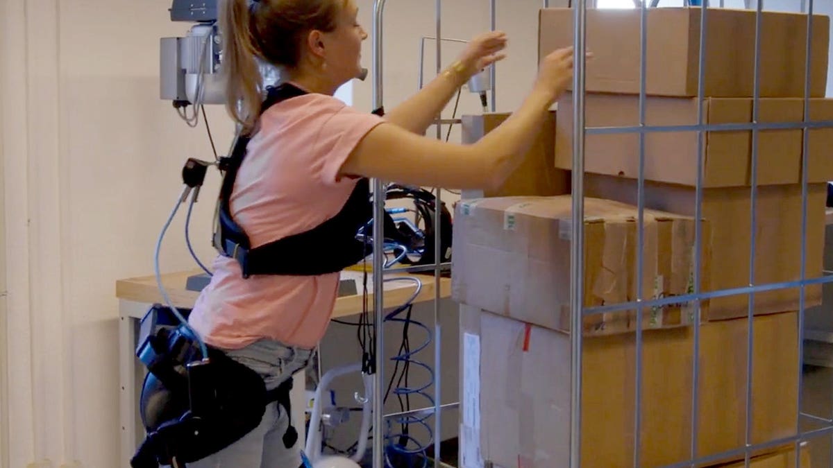 Industrial exoskeletons can reduce worker muscle strain by up to 47%