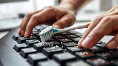 The 60-second hack to deep clean your keyboard without compressed air |