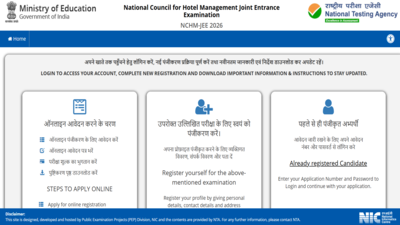 NTA NCHM JEE registration window 2026 closing today: Check direct link to apply here