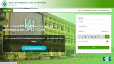 OUAT 2026 registration begins for UG admissions: Check key dates and direct link to apply