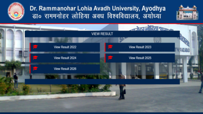 RMLAU result 2026 released for UG and PG courses: Direct link to download scorecards here