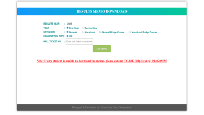 TS Inter results 2026 declared: Direct link to check TSBIE 1st, 2nd year marks memo here