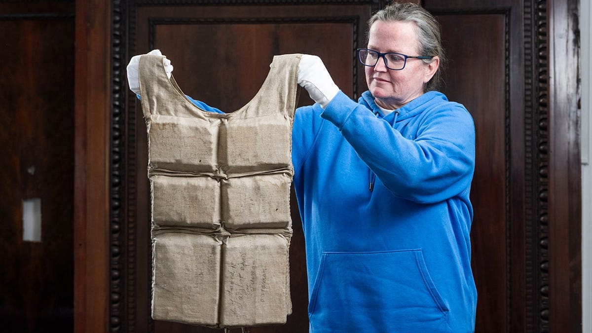 Titanic survivor’s life jacket could fetch as much as 5,000 at auction